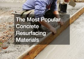 The Most Popular Concrete Resurfacing Materials