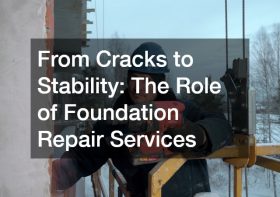 From Cracks to Stability  The Role of Foundation Repair Services