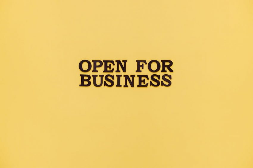 open for business
